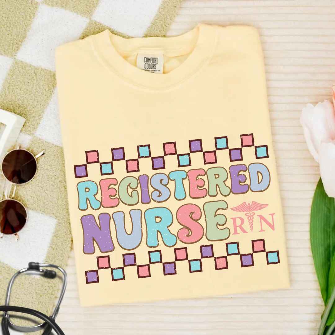 Registered Nurse Retro T-shirt