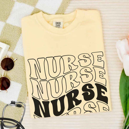 General Nurse Wavy Nurse T-shirt