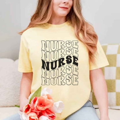 General Nurse Wavy Nurse T-shirt