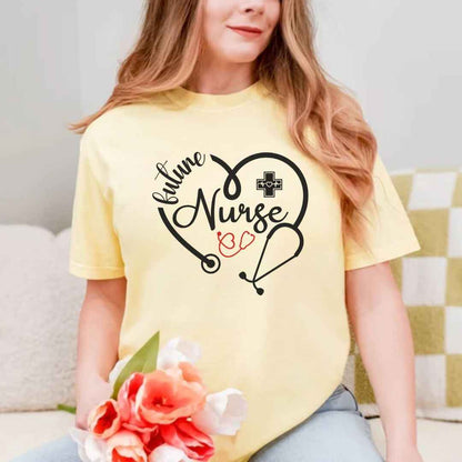 Future Nurse Heart Stethoscope T-shirt