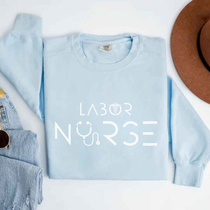 Labor And Delivery L&D Minimalist Nurse Sweatshirt