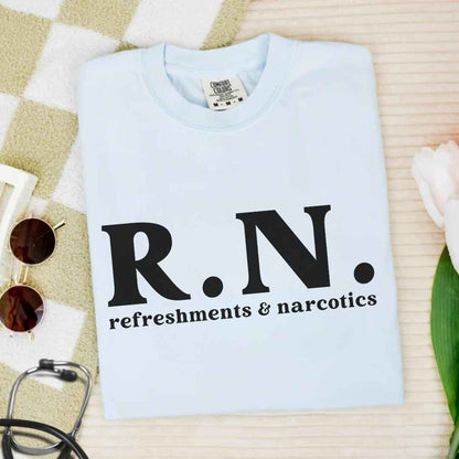 Refreshments & Narcotic Funny T-shirt