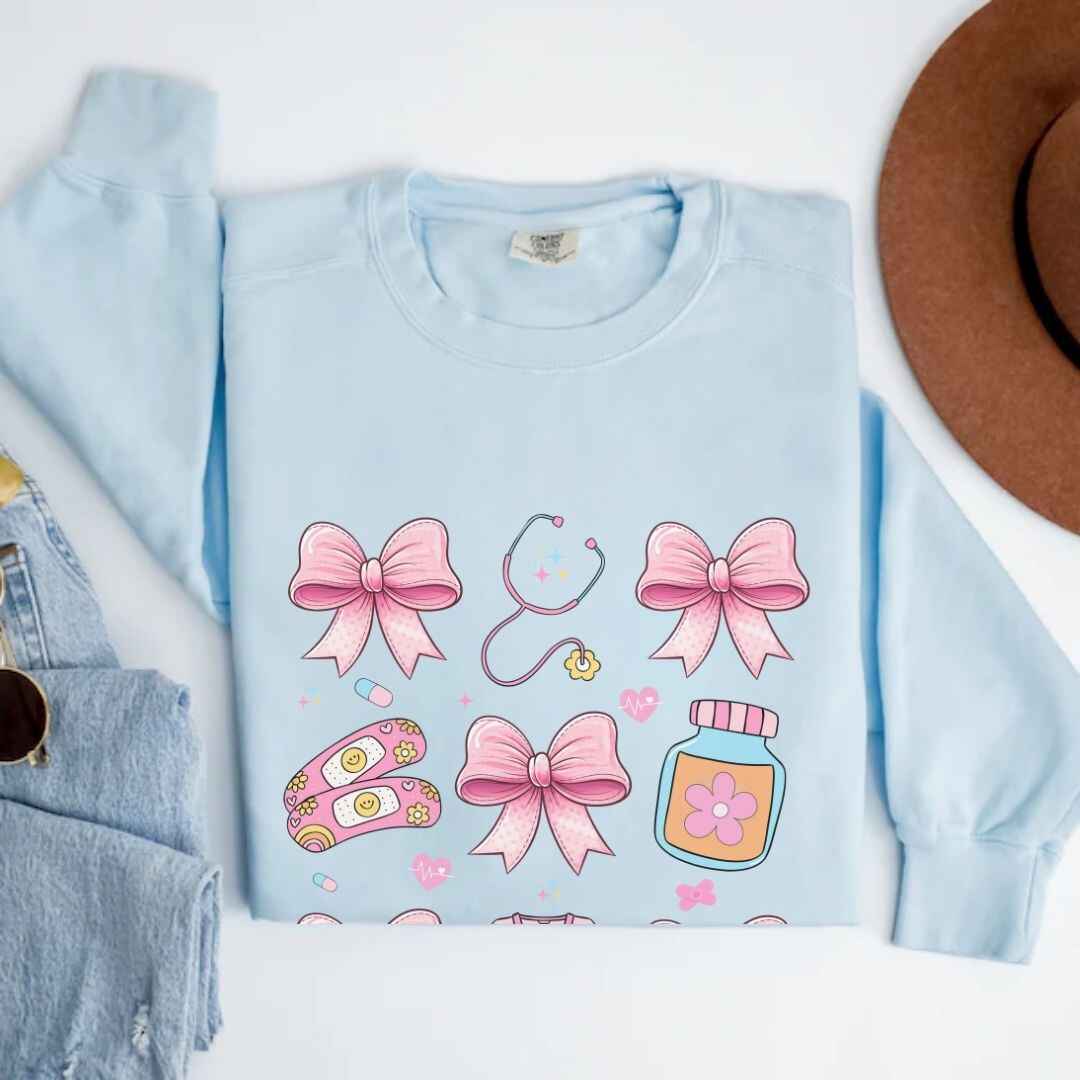 Girly Coquette Nurse Sweatshirt