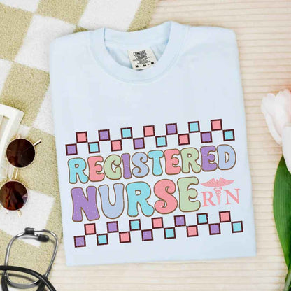 Registered Nurse Retro T-shirt