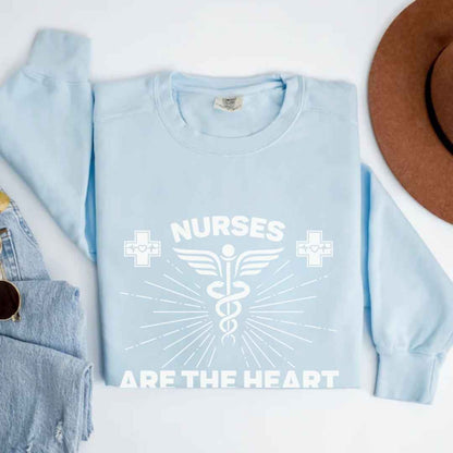 Nurses Are The Heart Of Healthcare Sweatshirt