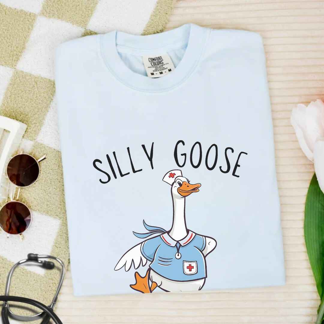 Silly Goose Nurse Club Funny T-shirt