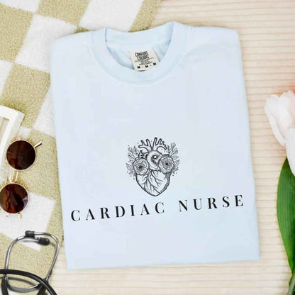 Cardiac Nurse Heart Anatomy Minimalist T-shirt