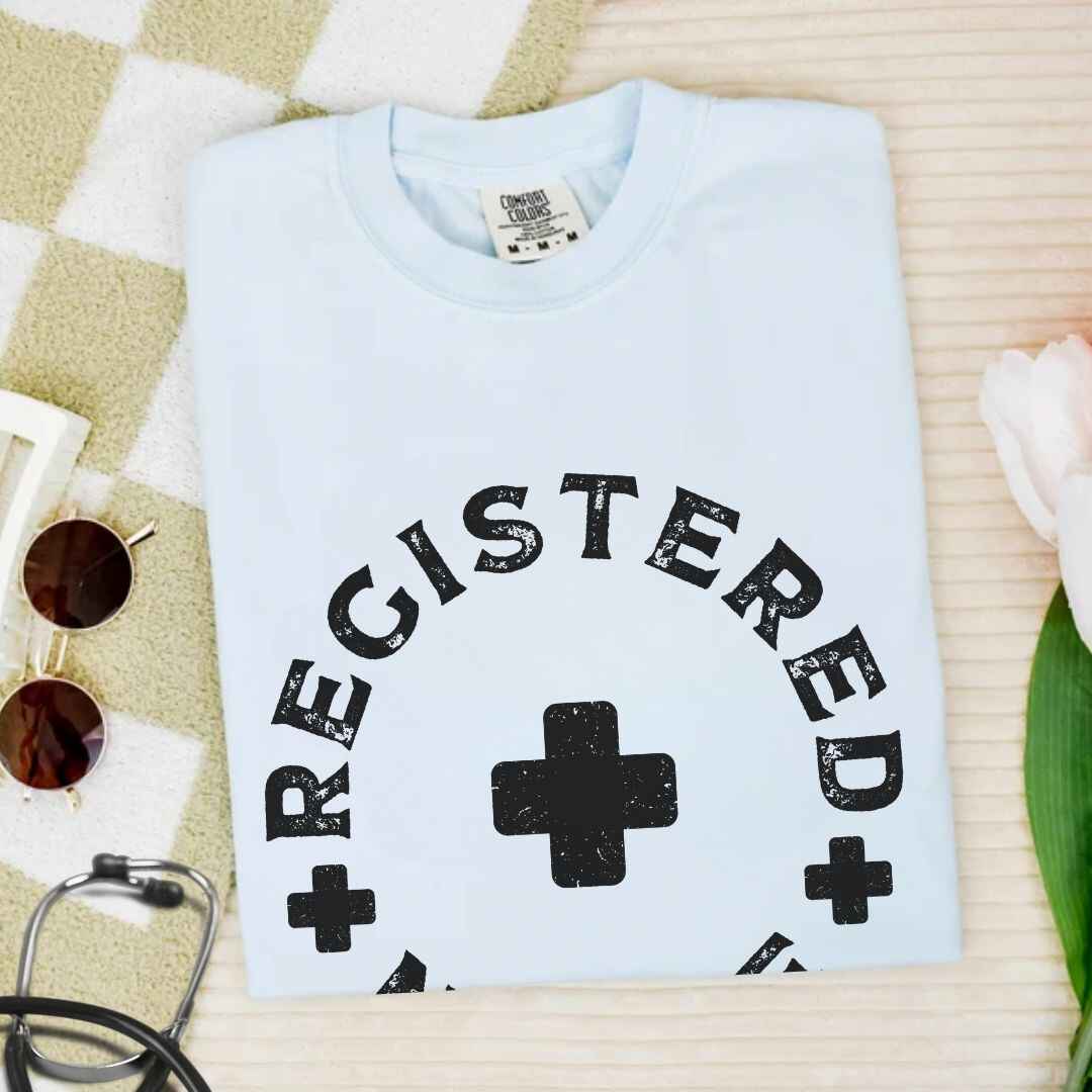 Rustic Registered Nurse T-shirt