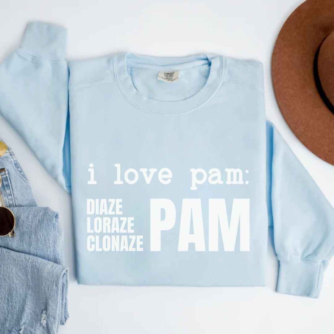 I Love Pam Funny Sweatshirt