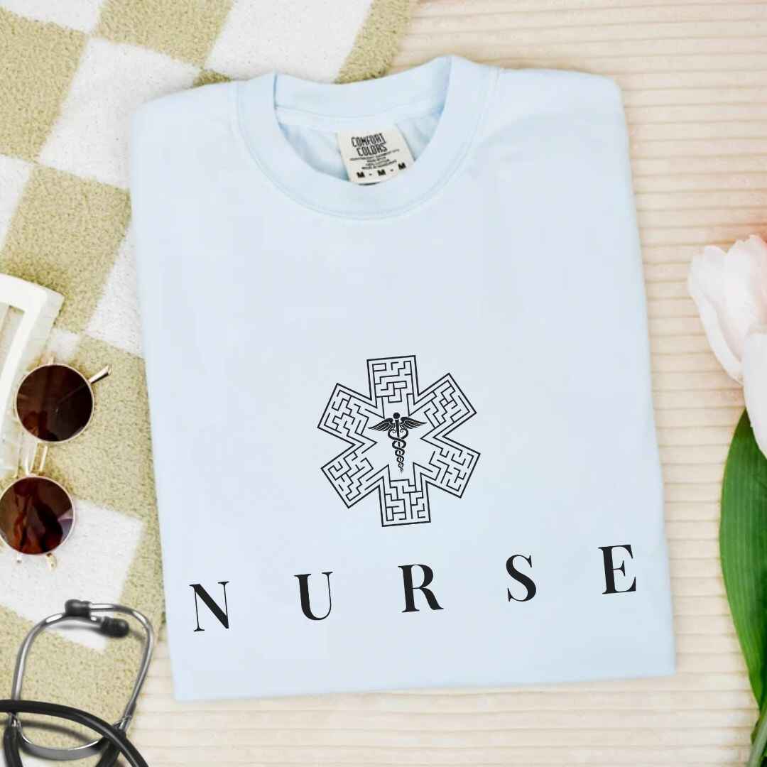 General Nurse Medical Sign Minimalist Nurse T-shirt