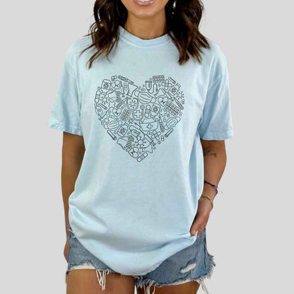 For The Love Of Medicine Heart T-shirt