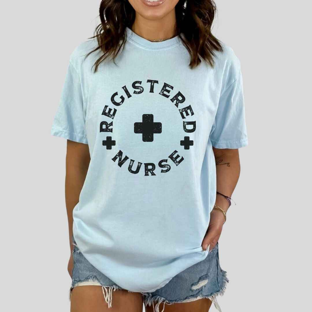 Rustic Registered Nurse T-shirt