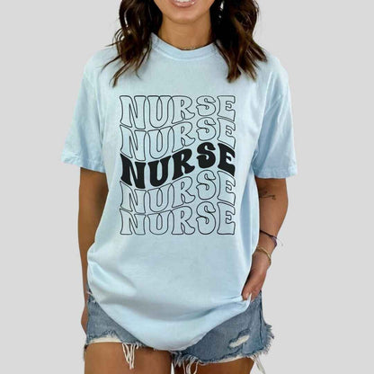 General Nurse Wavy Nurse T-shirt