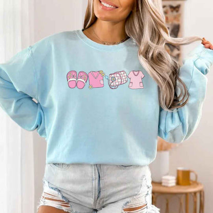 Nurse Minimalist Coquette Sweatshirt