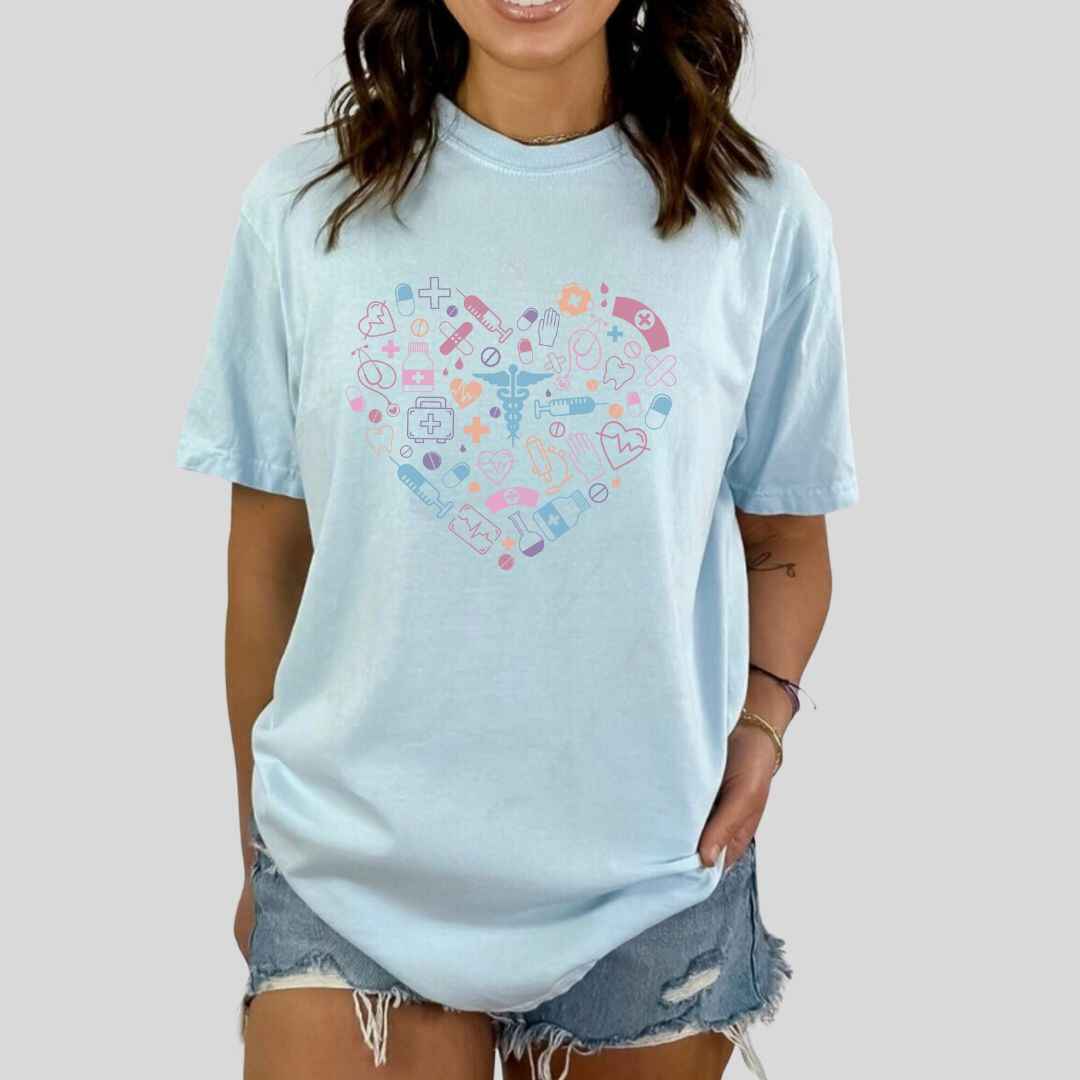 Colorful Heart Medicine T-shirt