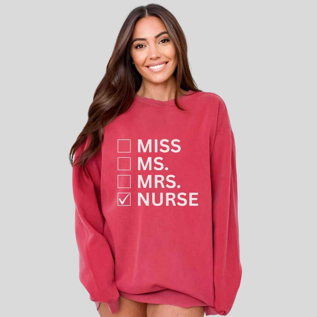 Nurse Checkbox Sweatshirt
