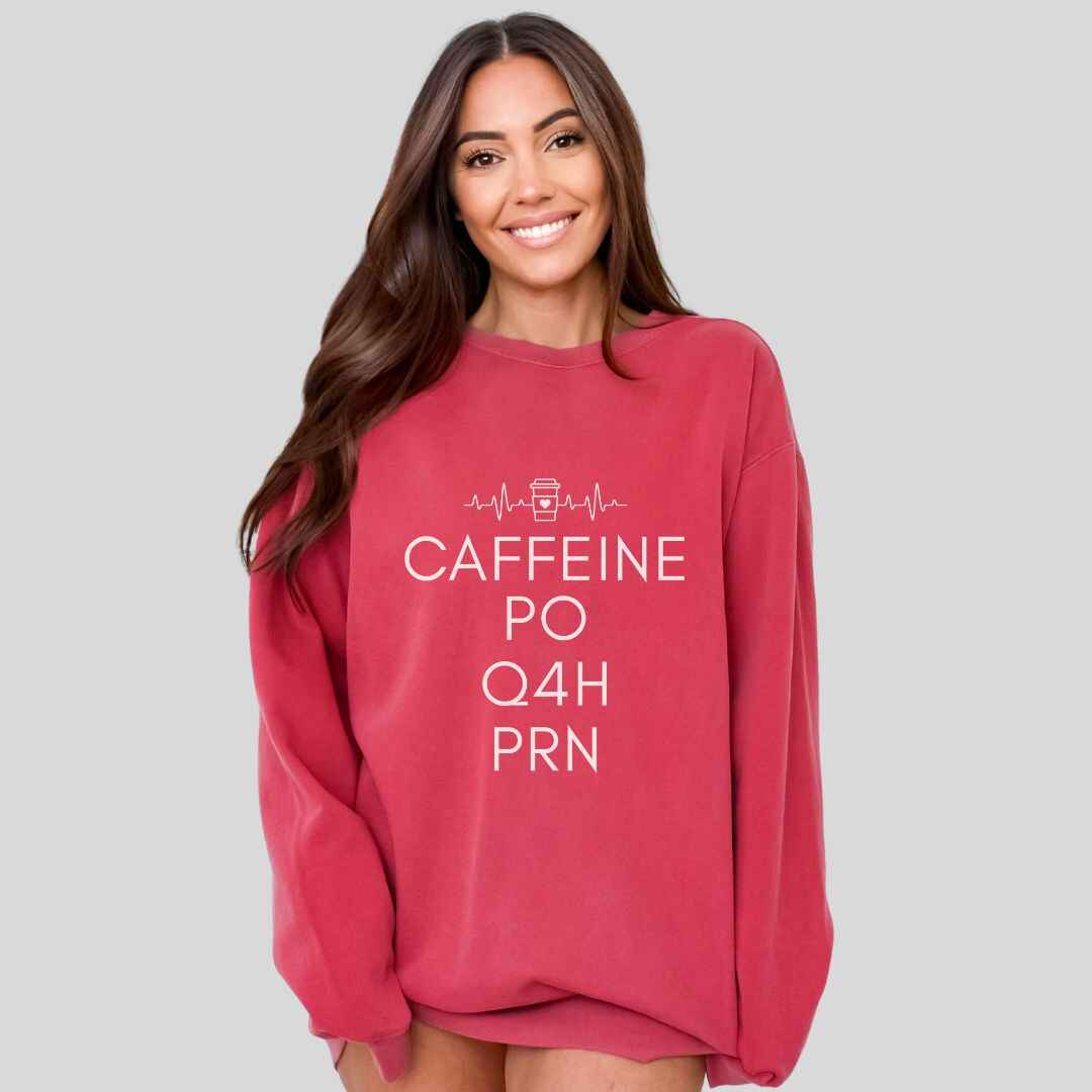 Caffeine, PO, Q4H, PRN Sweatshirt