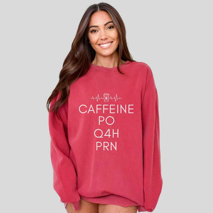 Caffeine, PO, Q4H, PRN Sweatshirt