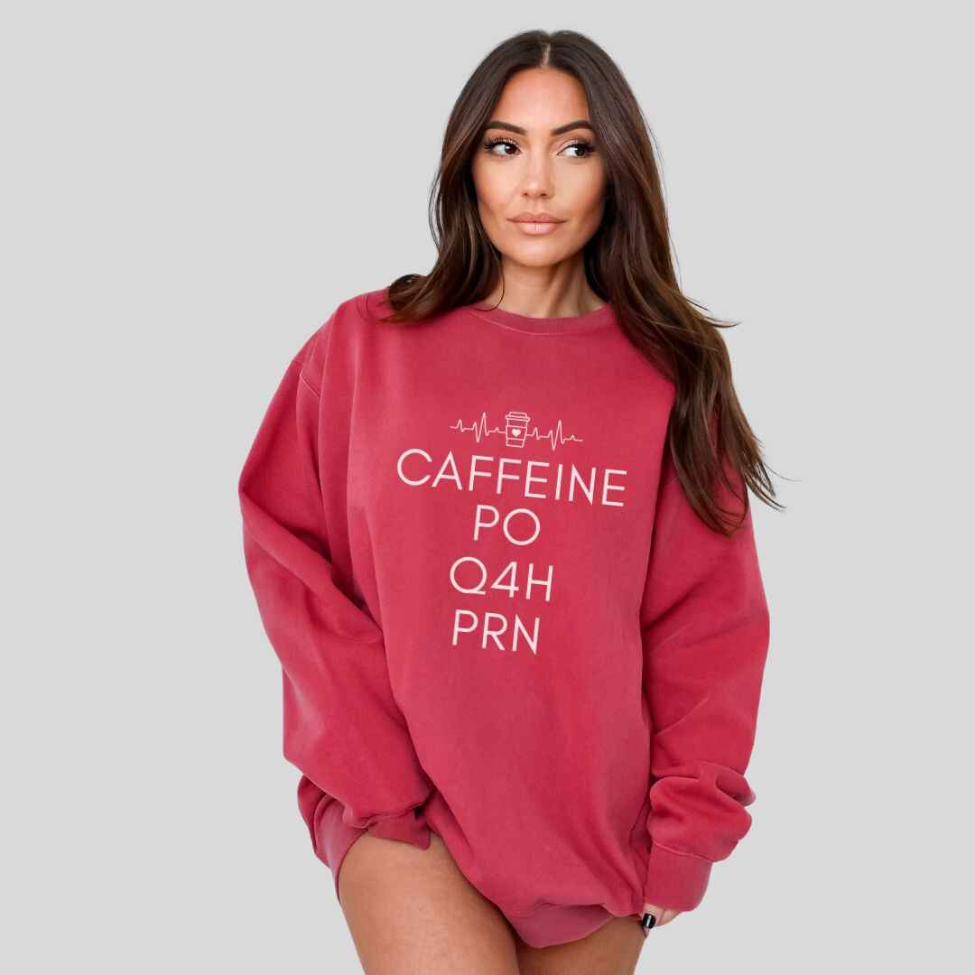 Caffeine, PO, Q4H, PRN Sweatshirt
