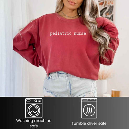 Pediatric Nurse Minimalist Sweatshirt