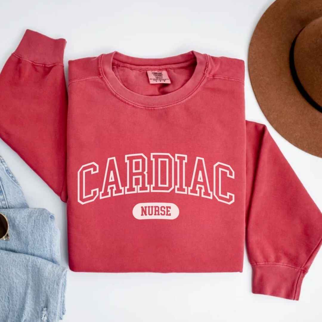 Cardiac Nurse College Sweatshirt