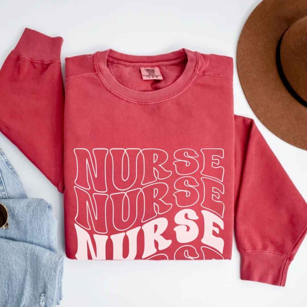 General Nurse Wavy Nurse Sweatshirt