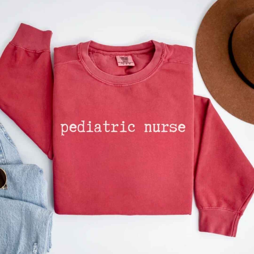 Pediatric Nurse Minimalist Sweatshirt