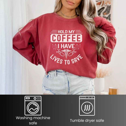 Hold My Coffee Funny Sweatshirt