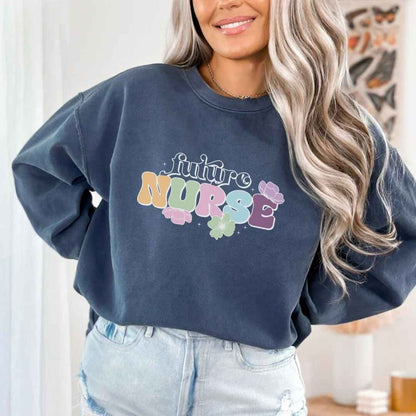 Floral Future Nurse Sweatshirt