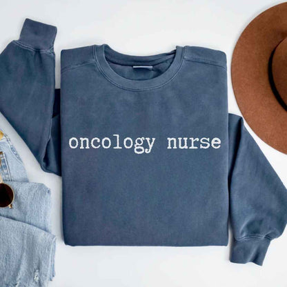 Oncology Nurse Minimalist Sweatshirt