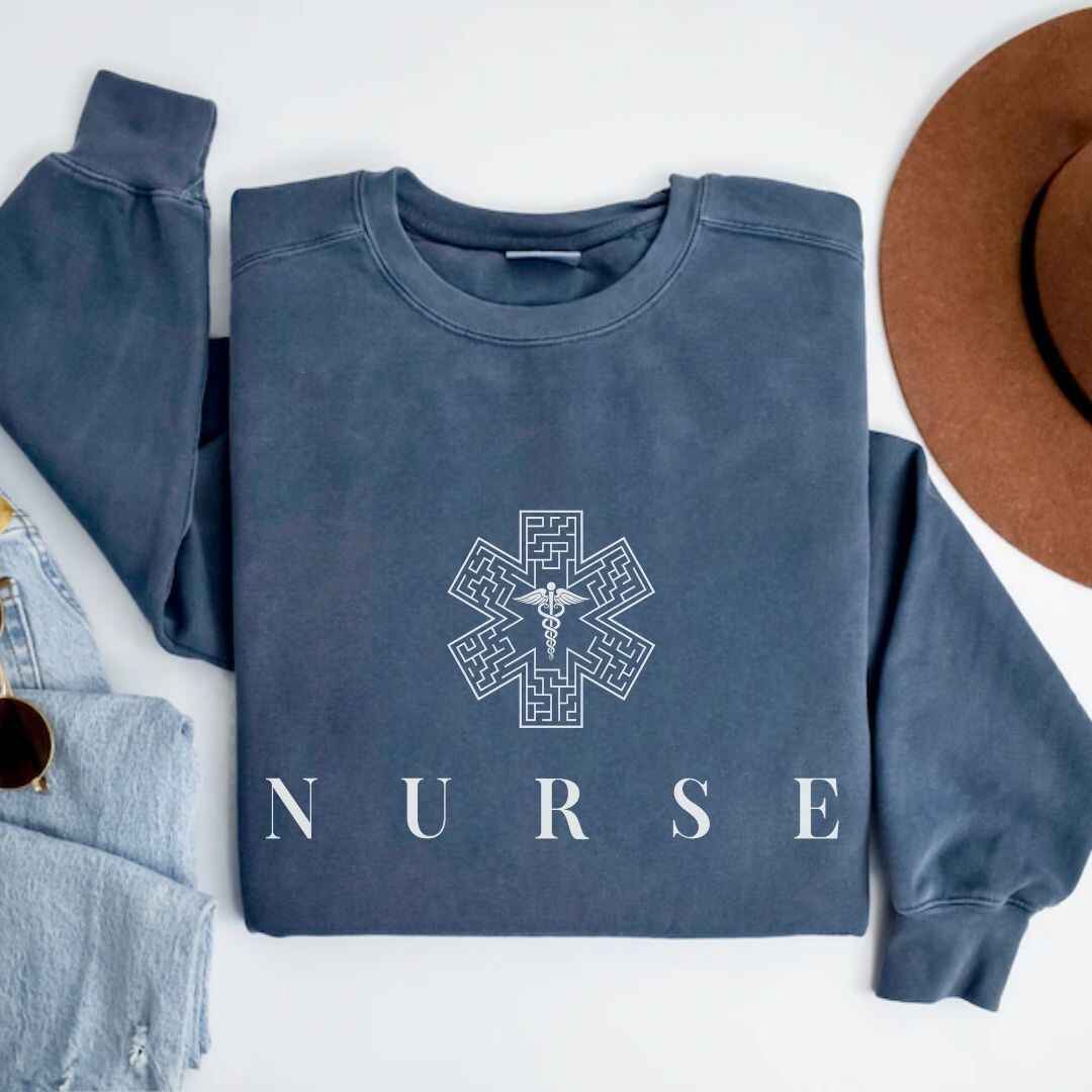 General Nurse Medical Sign Minimalist Nurse Sweatshirt