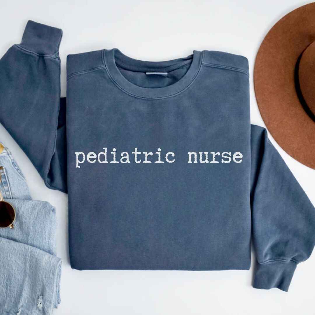 Pediatric Nurse Minimalist Sweatshirt