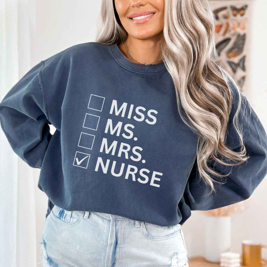 Nurse Checkbox Sweatshirt