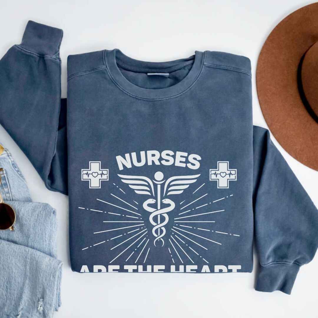 Nurses Are The Heart Of Healthcare Sweatshirt