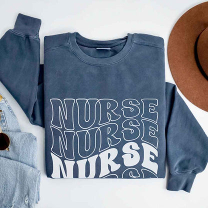 General Nurse Wavy Nurse Sweatshirt