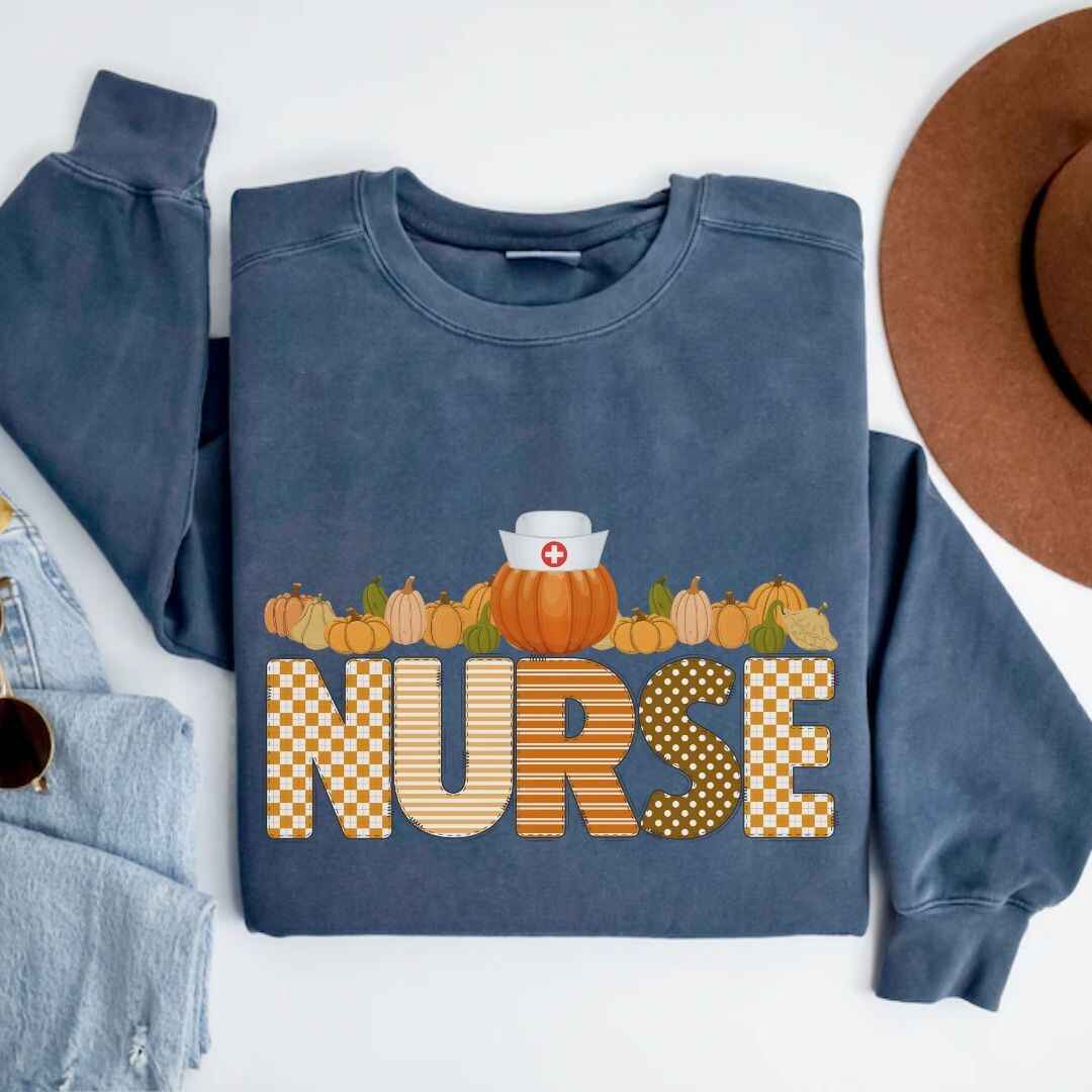 General Nurse Pumpkin Fall Sweatshirt