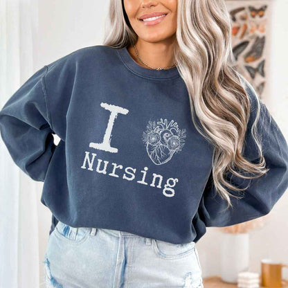 I Heart Nursing Sweatshirt