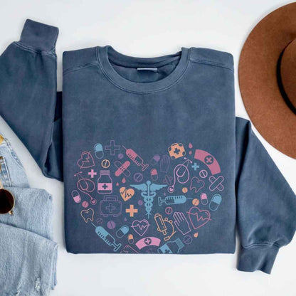 Colorful Heart Medicine Sweatshirt