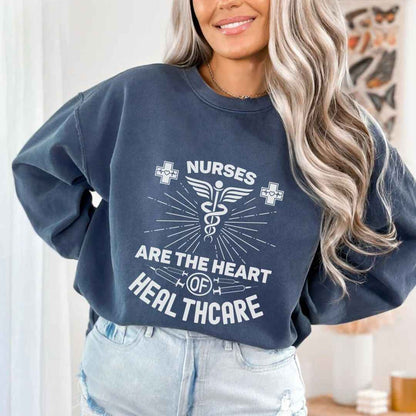 Nurses Are The Heart Of Healthcare Sweatshirt