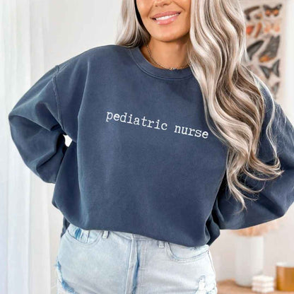 Pediatric Nurse Minimalist Sweatshirt