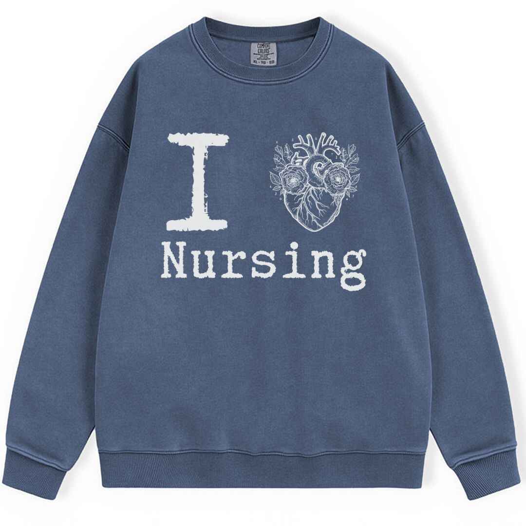 I Heart Nursing Sweatshirt