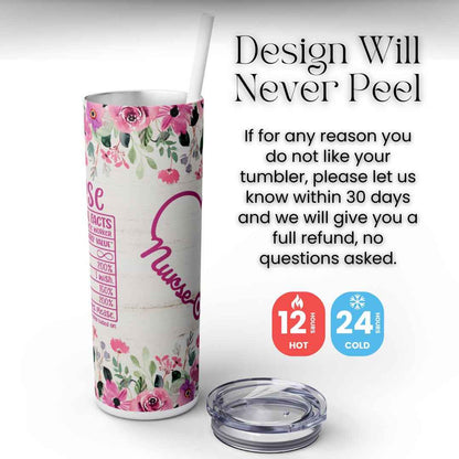 Stethoscope Nutrition Facts 20oz Tumbler