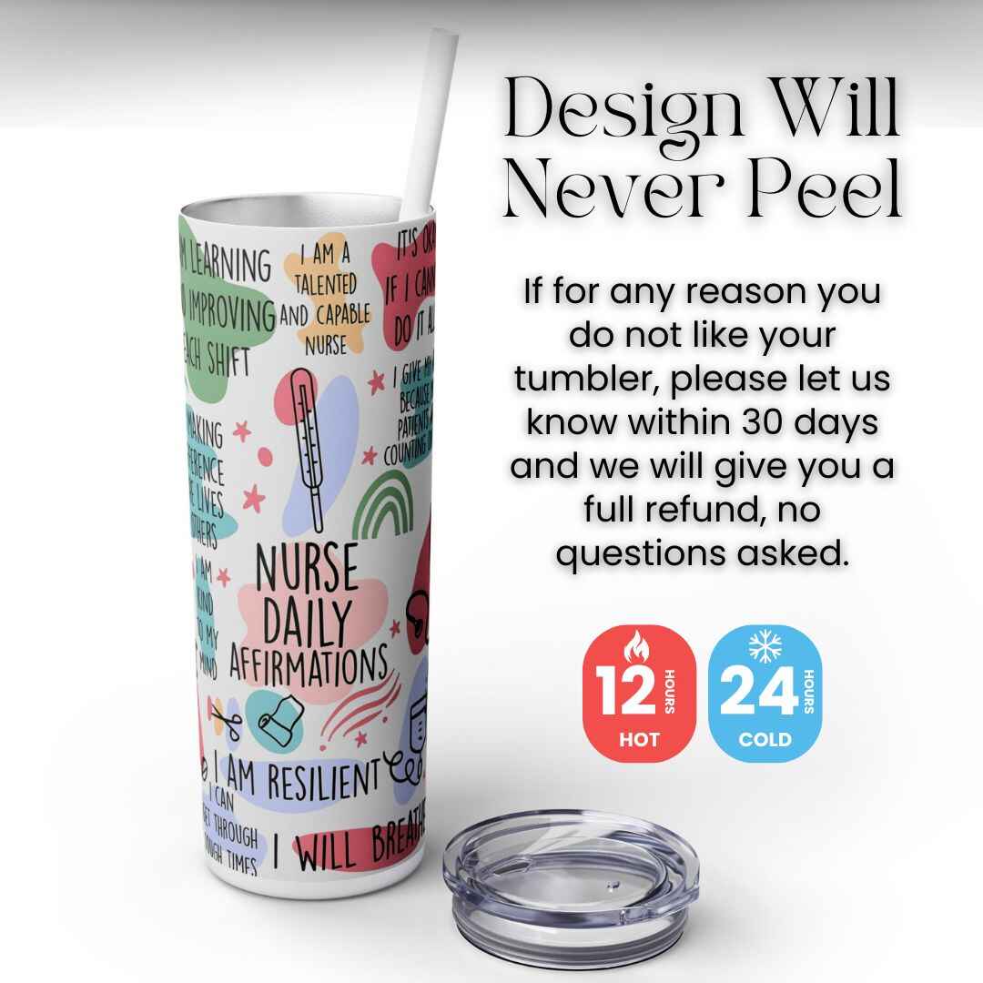 Nurse Daily Affirmations 20oz Tumbler