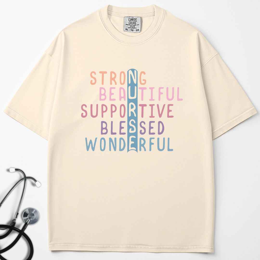 Retro Nurse Scrabble T-shirt