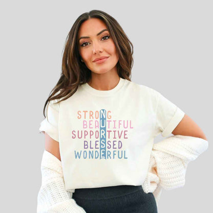 Retro Nurse Scrabble T-shirt