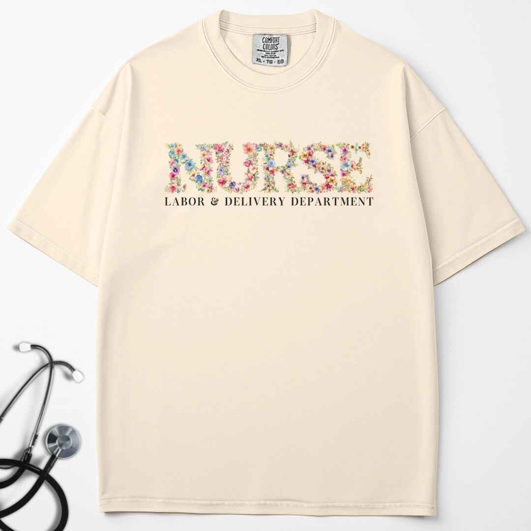 L&D Department Floral T-shirt