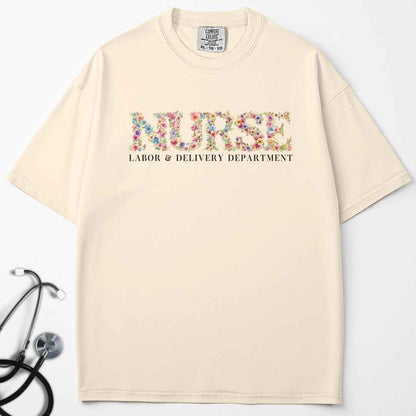 L&D Department Floral T-shirt