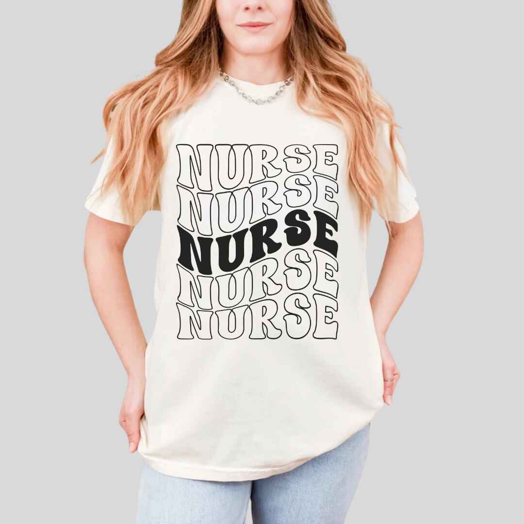 General Nurse Wavy Nurse T-shirt