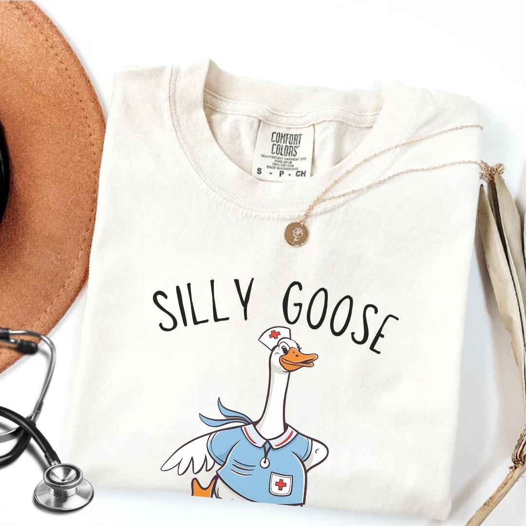 Silly Goose Nurse Club Funny T-shirt