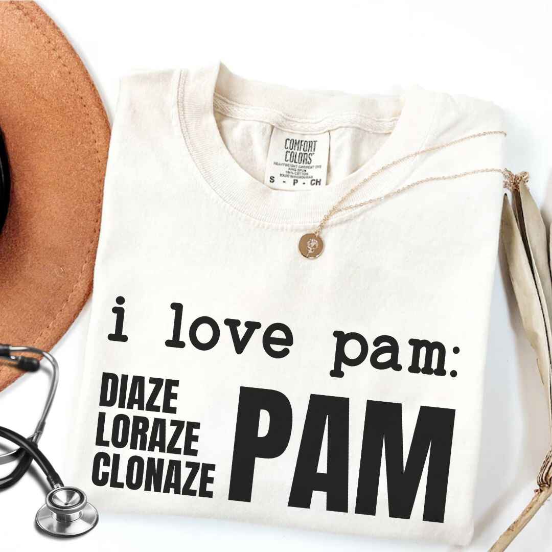 I Love Pam Funny T-shirt